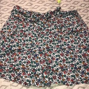 JCrew floral shorts